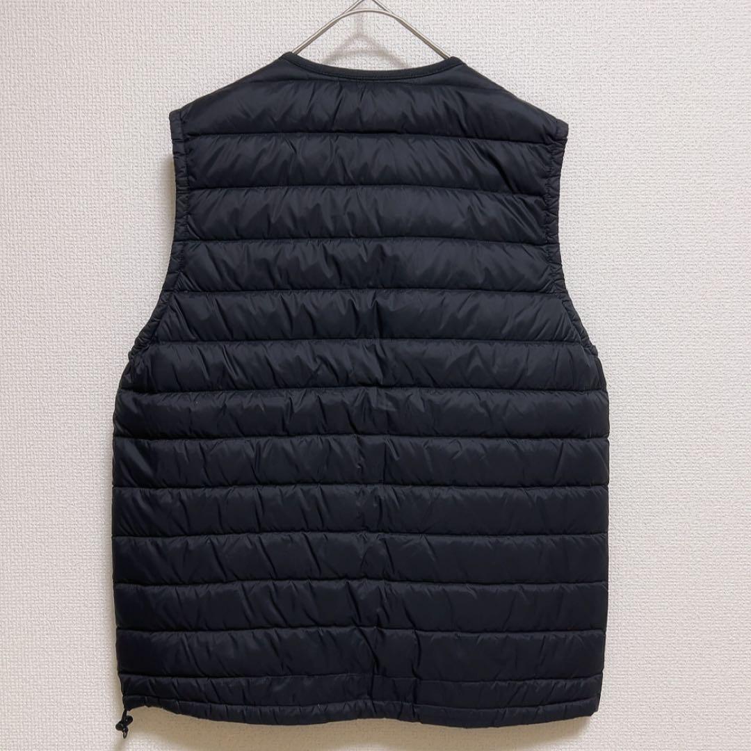 ダントン　DANTON インナーダウン　クルーネック　ベスト　ブラック　40