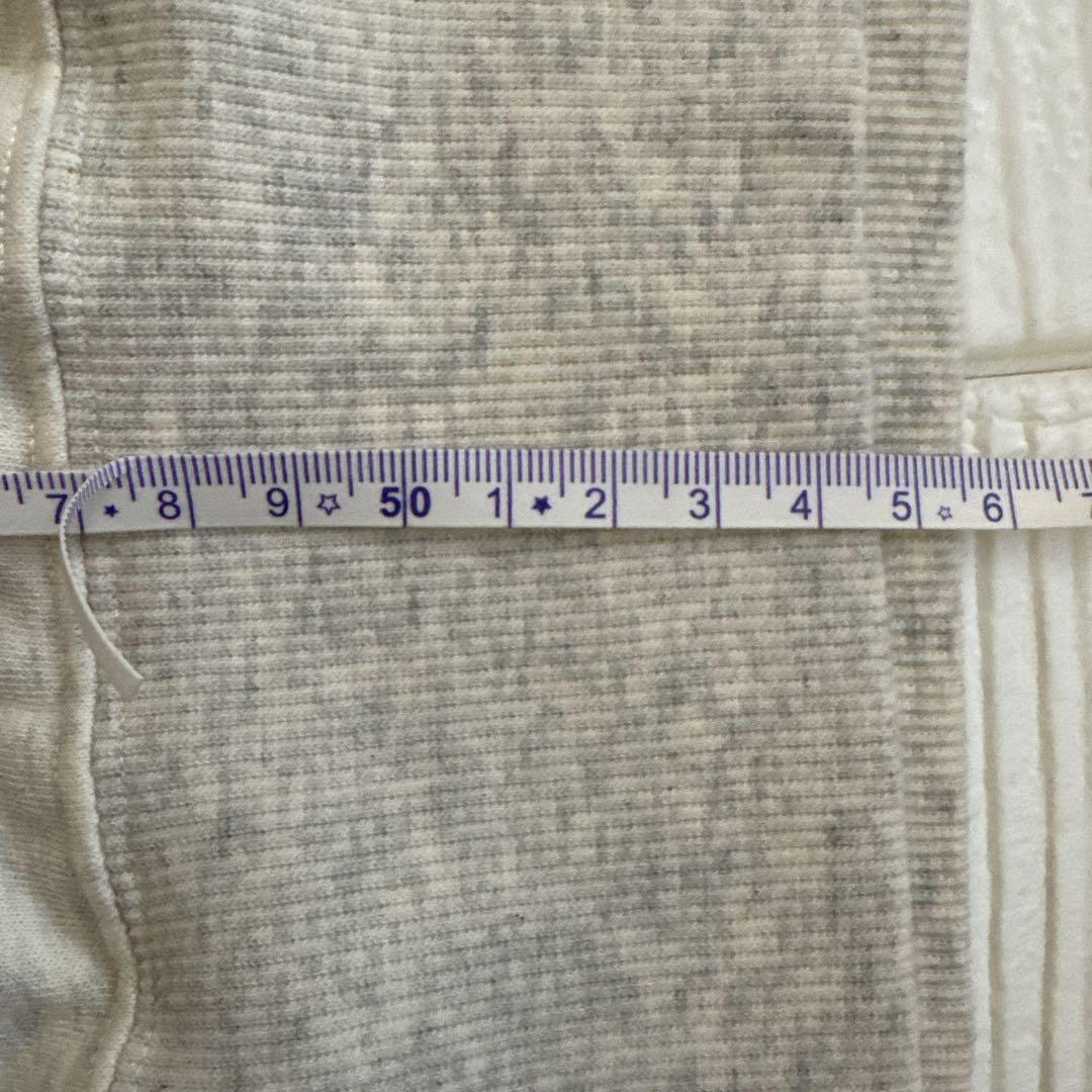 アダムエロペ　ADAM ET ROPE ハーフスリーブスウェット　アイボリー