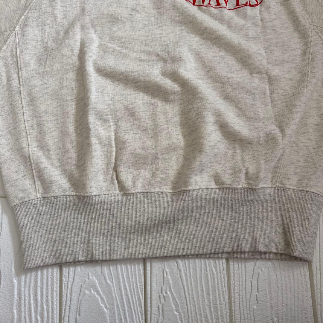 アダムエロペ　ADAM ET ROPE ハーフスリーブスウェット　アイボリー