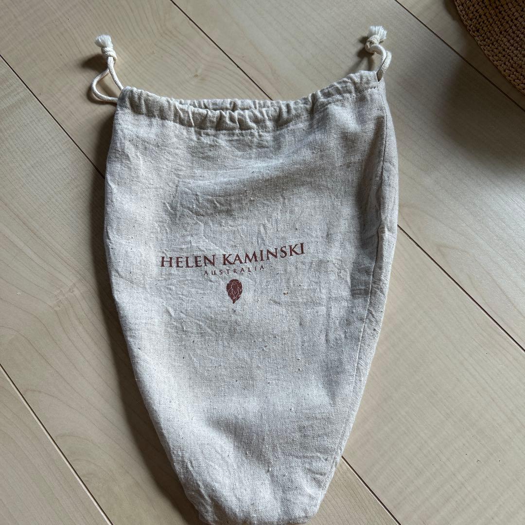 HELEN KAMINSKI ベージュ バケットハット 保存袋付き