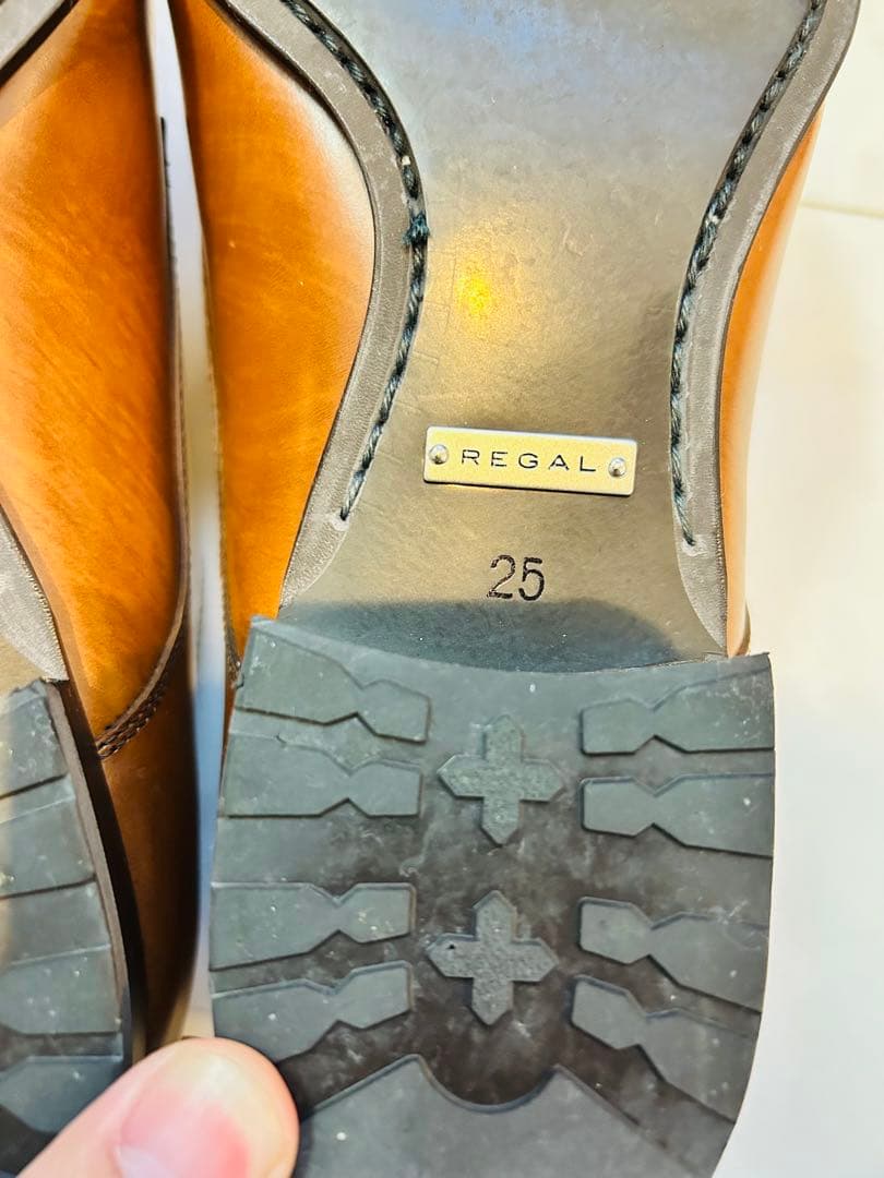 ★未使用級★定価29,800円！リーガル REGAL モンクストラップ 25EE