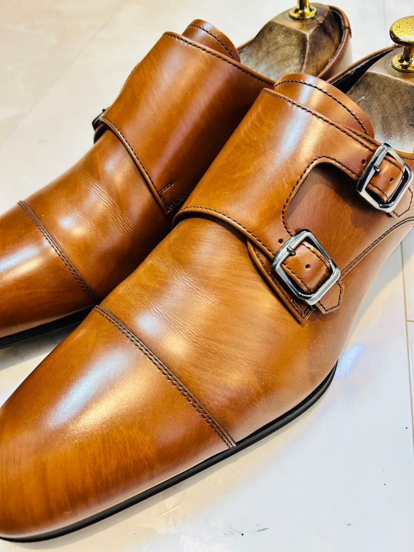 ★未使用級★定価29,800円！リーガル REGAL モンクストラップ 25EE