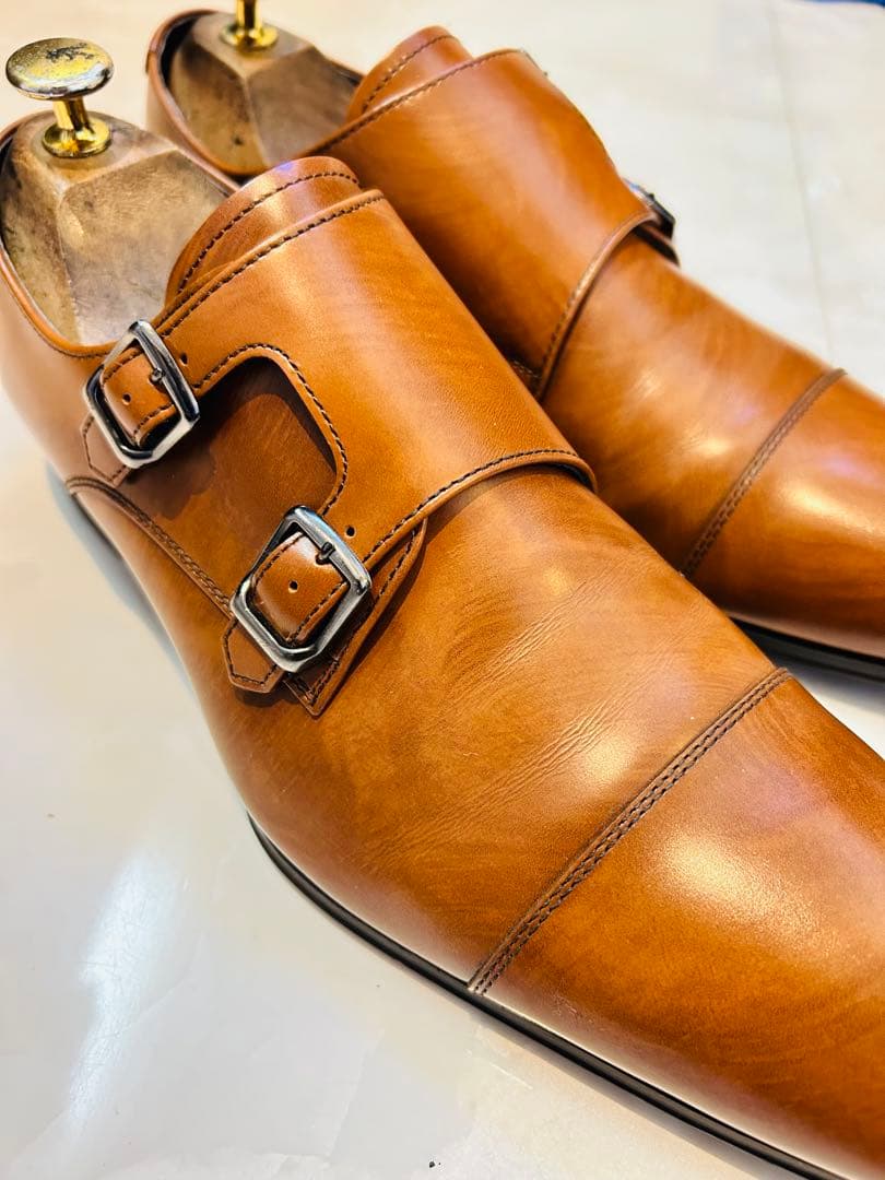 ★未使用級★定価29,800円！リーガル REGAL モンクストラップ 25EE