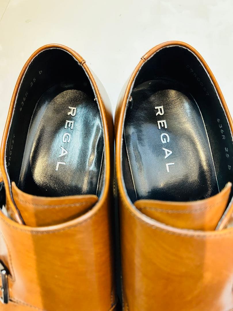 ★未使用級★定価29,800円！リーガル REGAL モンクストラップ 25EE