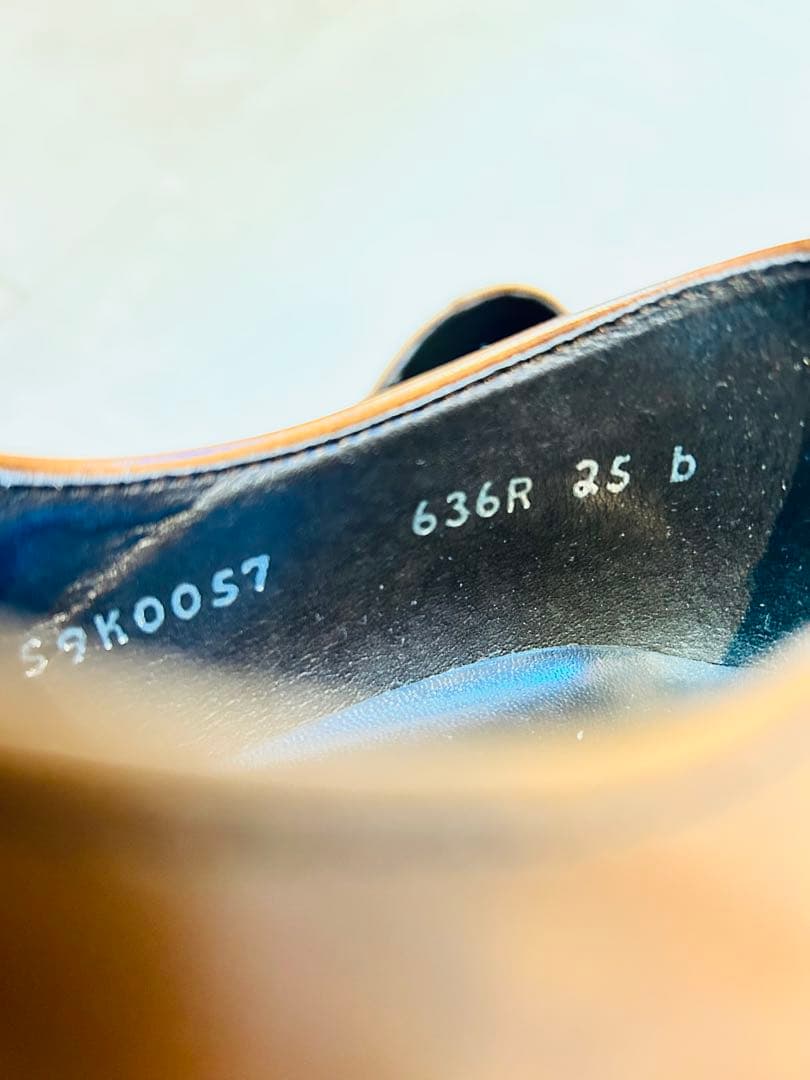 ★未使用級★定価29,800円！リーガル REGAL モンクストラップ 25EE