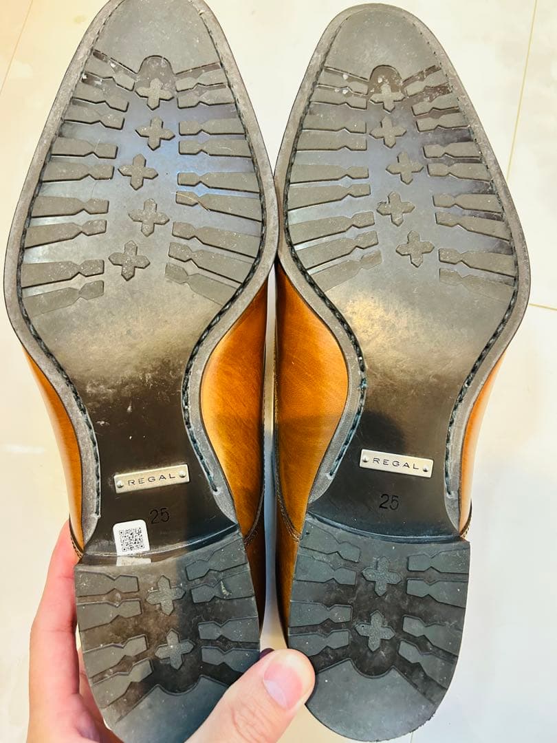 ★未使用級★定価29,800円！リーガル REGAL モンクストラップ 25EE