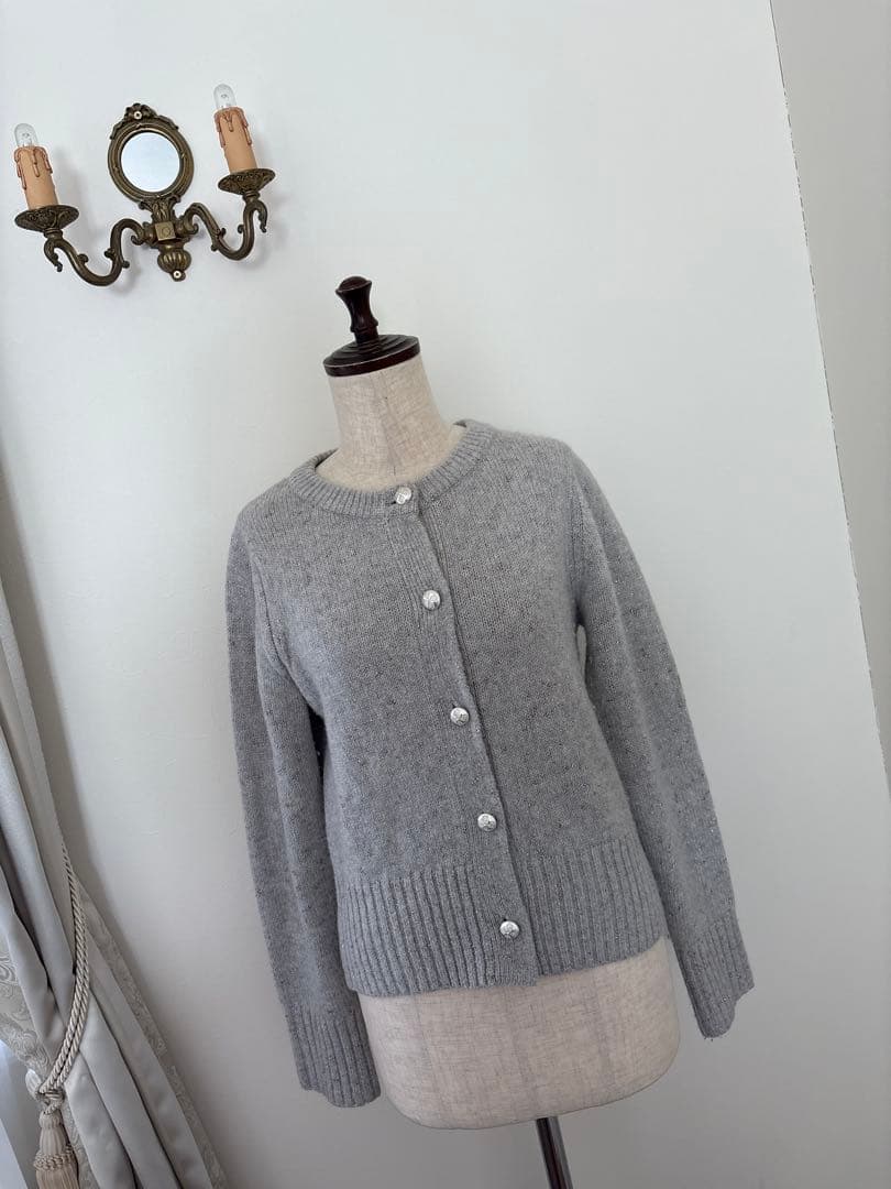 LOULOU WILLOUGHBY LINSIEME カーディガン　グレー　2