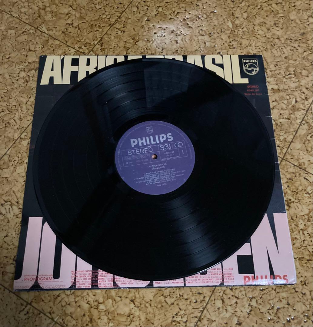 ÁFRICA BRASIL JORGE BEN LPレコード