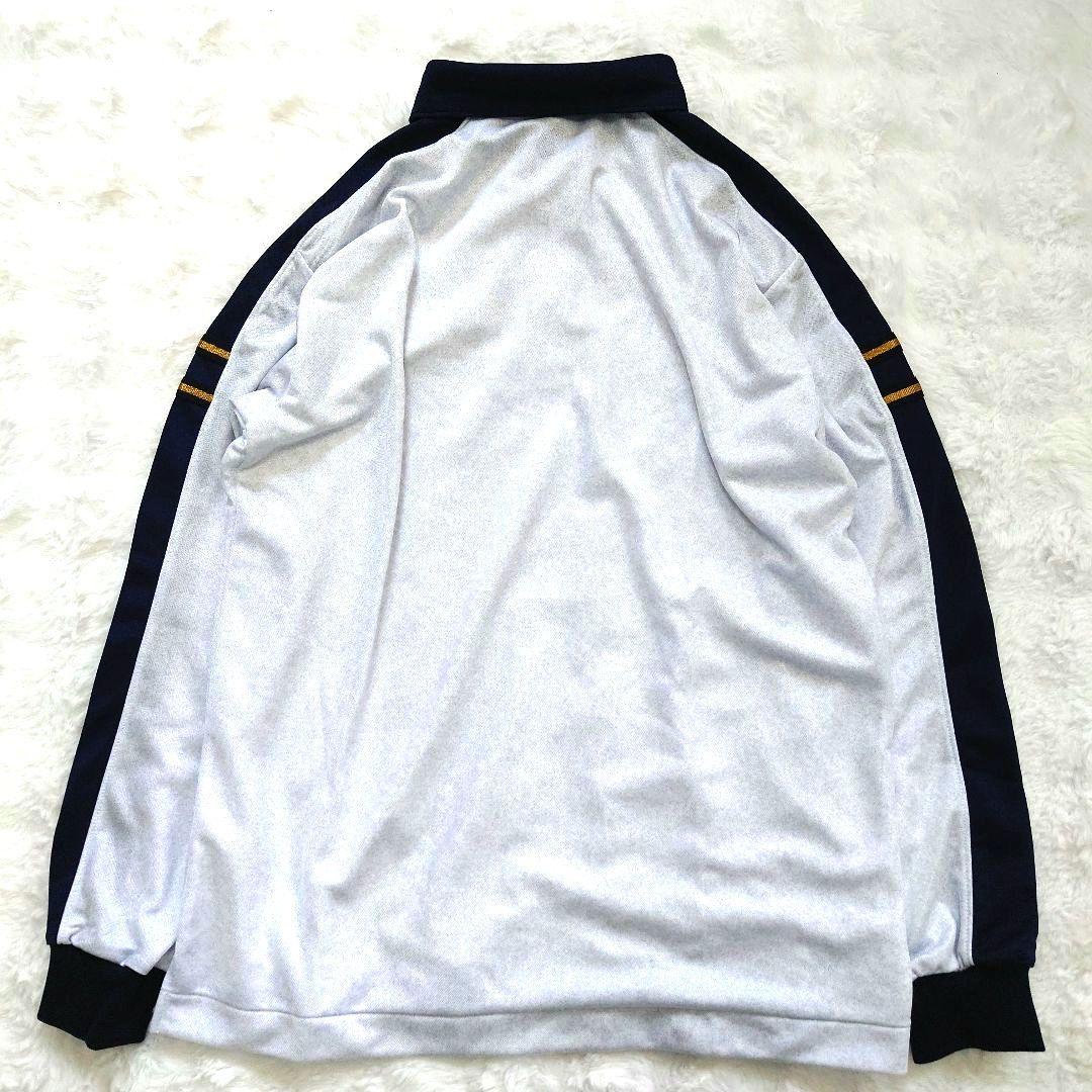 【良品】asics 日本バレーボール協会 長袖ポロシャツ グレー Mサイズ