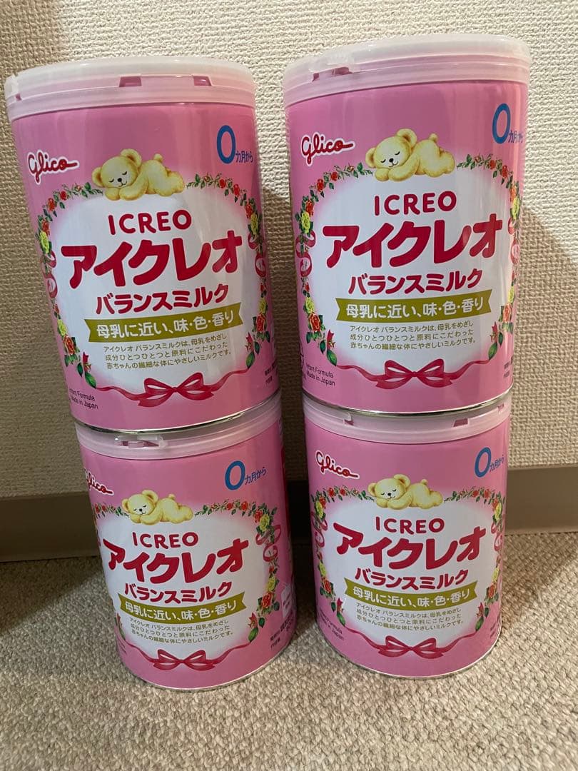 アイクレオ　800g (4缶)スティックミルク付き