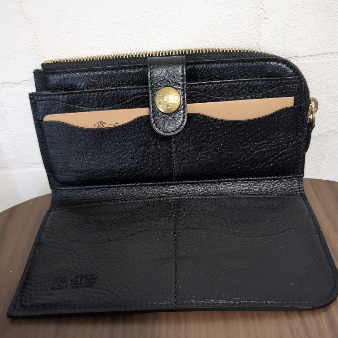 IL BISONTE ブラック 長財布