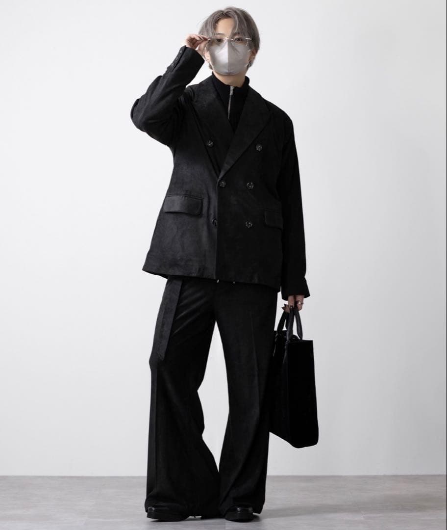 【CLEL】ダブルテックフェード テーラードジャケット パンツセット