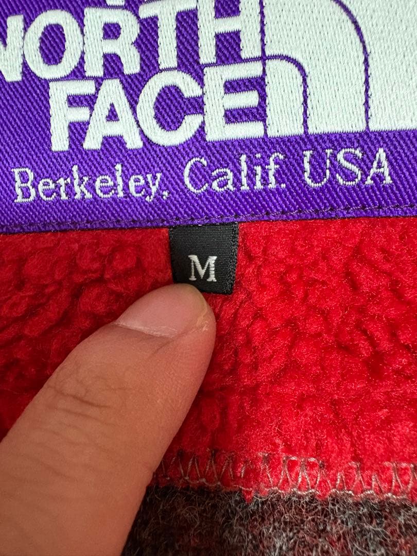 THE NORTH FACE ベスト　紫タグ