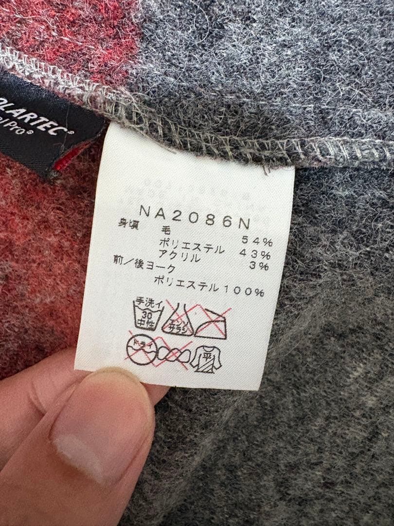 THE NORTH FACE ベスト　紫タグ