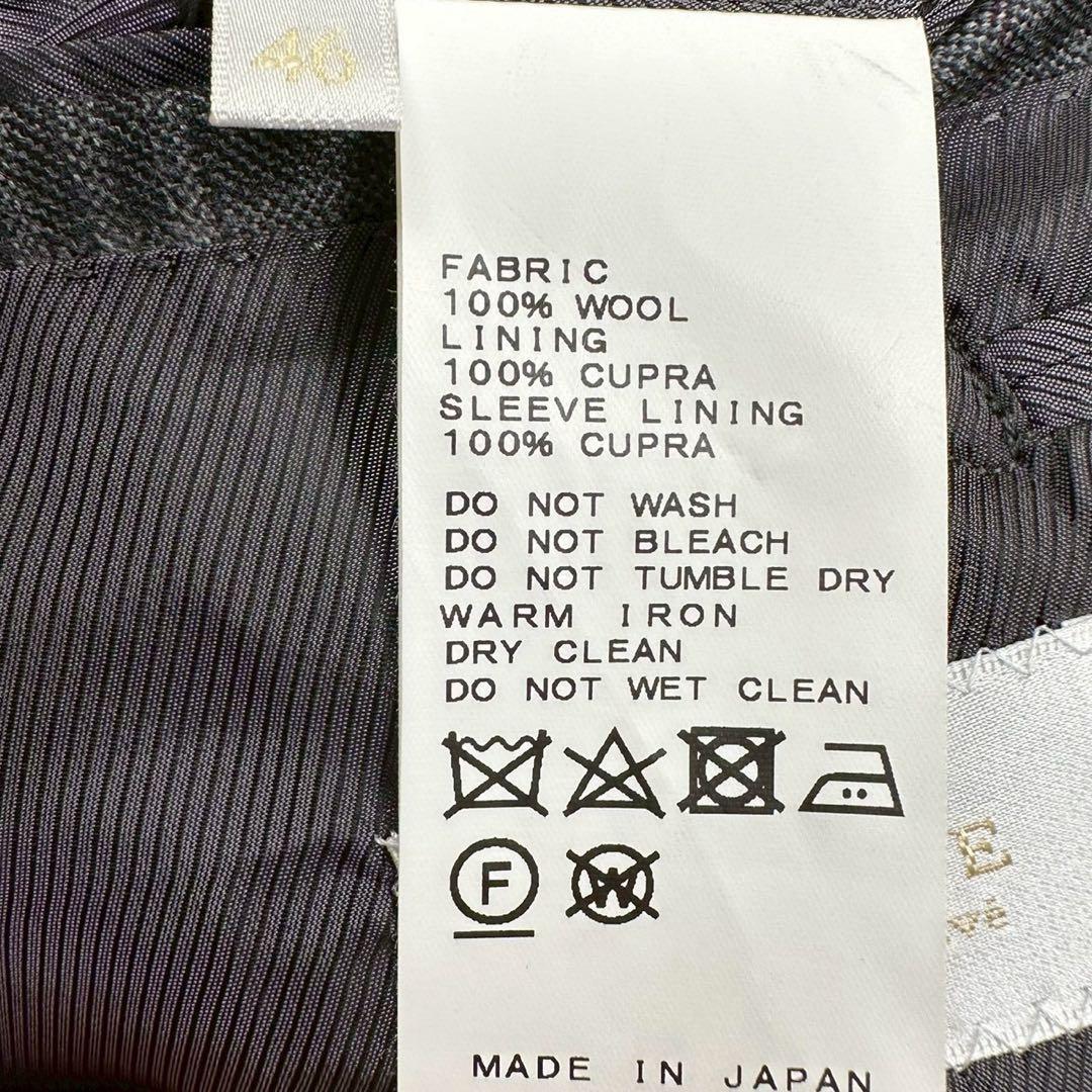 美品✨ EDIFICE ロロピアーナ ビジネススーツ チェック柄 46 M相当