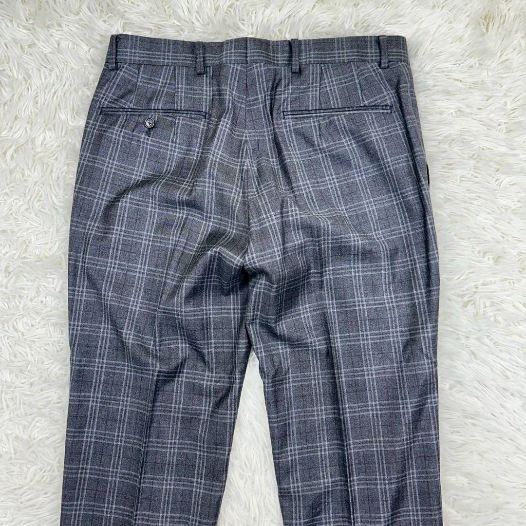 美品✨ EDIFICE ロロピアーナ ビジネススーツ チェック柄 46 M相当