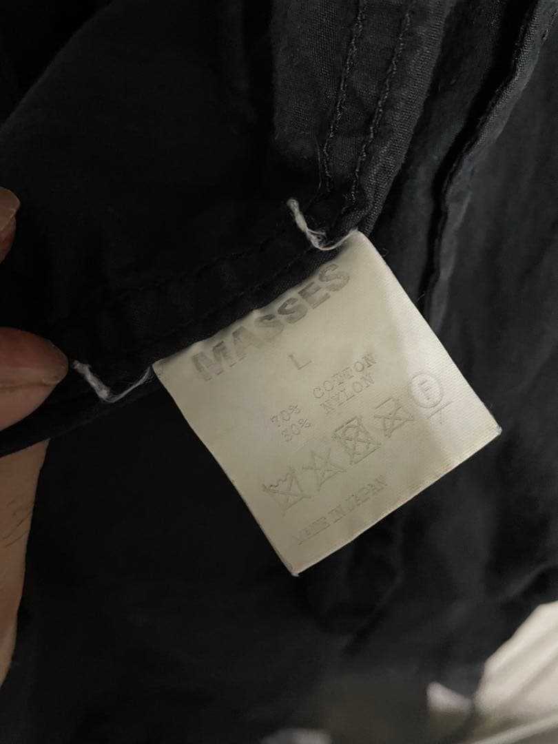 MASSES M65 モッズコート ブラック サイズL DESCENDANT