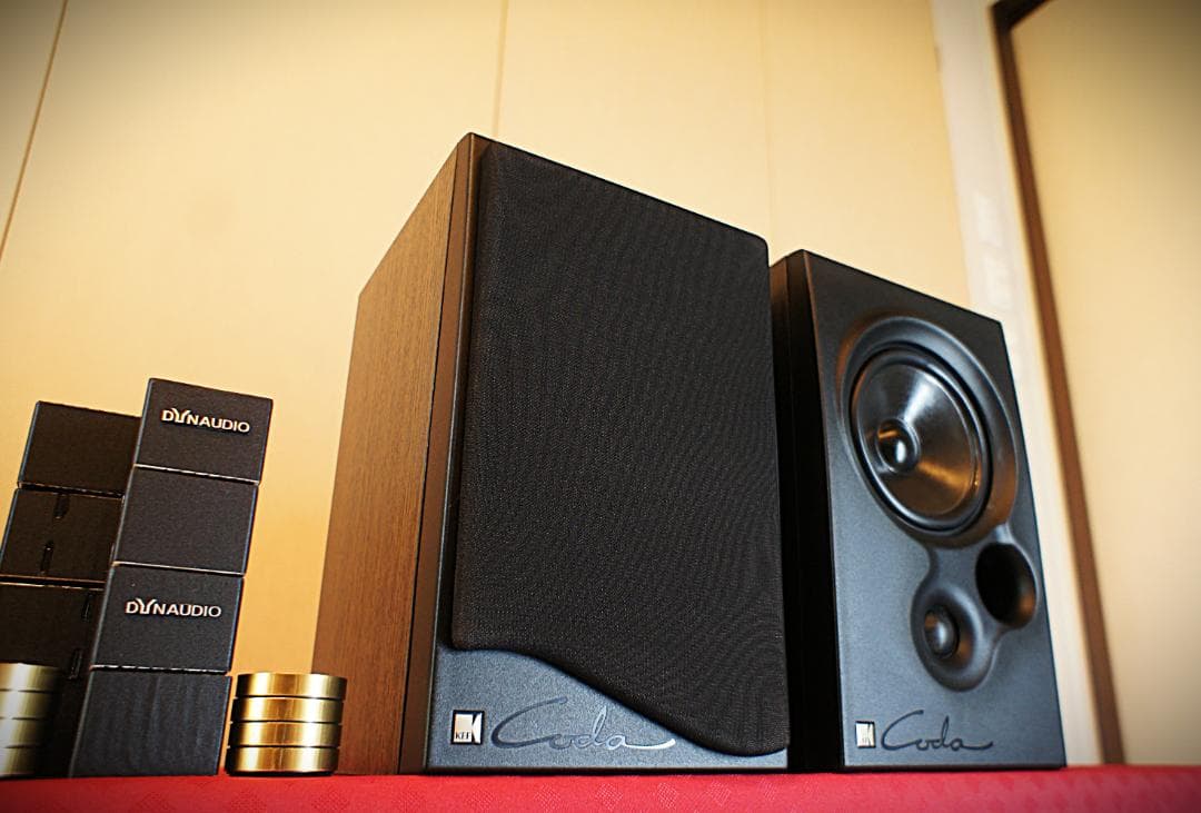 【超美品】KEF Coda7英国ブランドスピーカー　《インシュレータ選択付き》