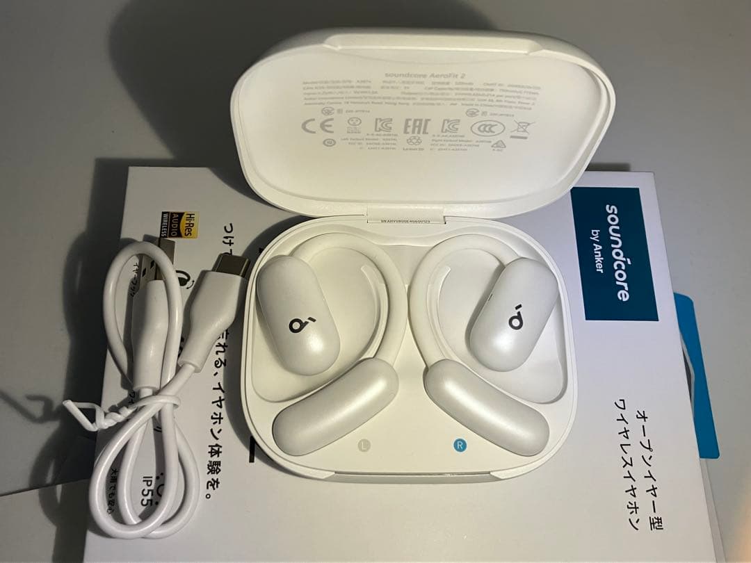 Anker Soumdcore AeroFit2 ワイヤレスイヤホン WHITE