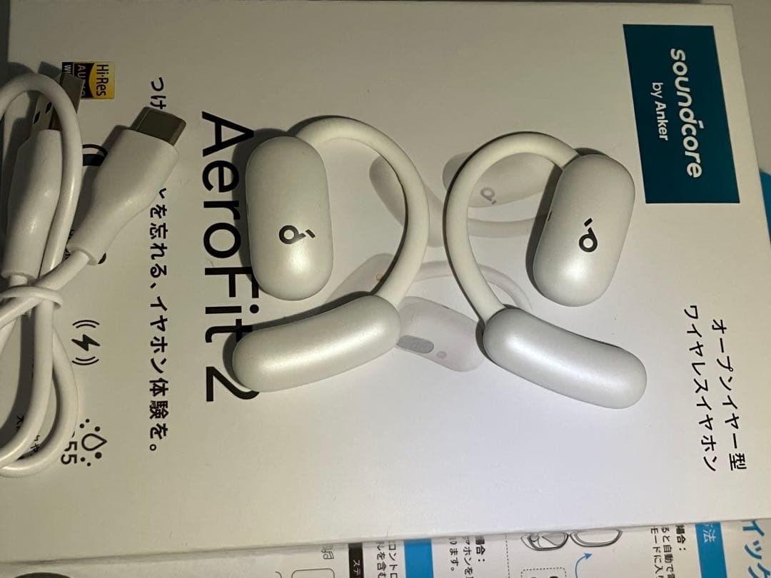Anker Soumdcore AeroFit2 ワイヤレスイヤホン WHITE