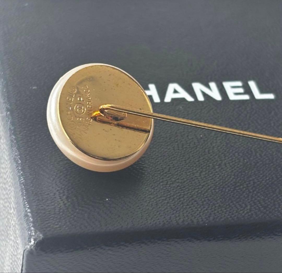 【美品】CHANEL パールピン　ピンブローチ