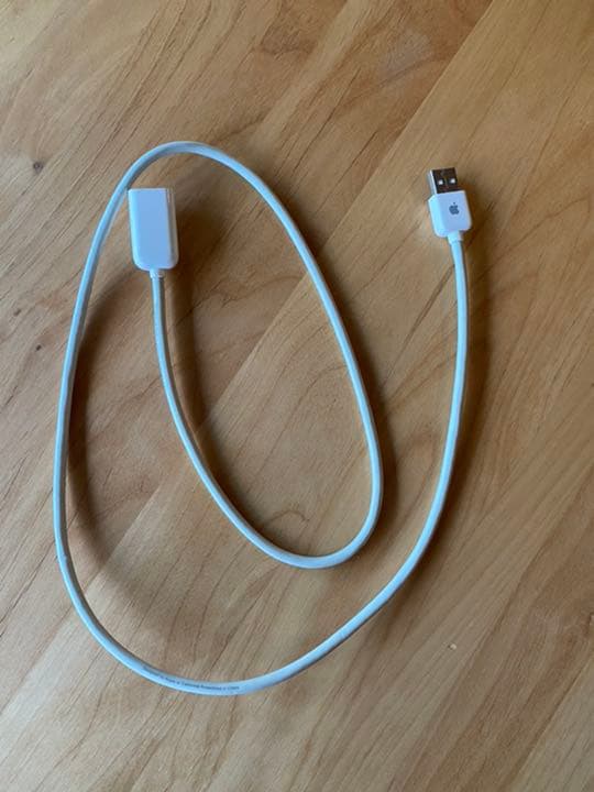 Apple Macキーボード延長USBケーブル