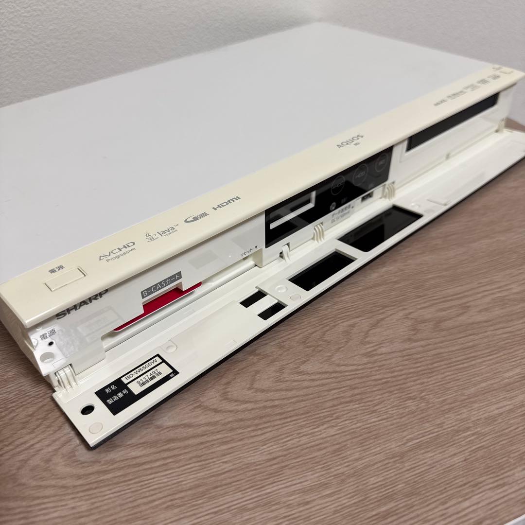 送料込 SHARP 500GB 2チューナー ブルーレイレコーダー AQUOS