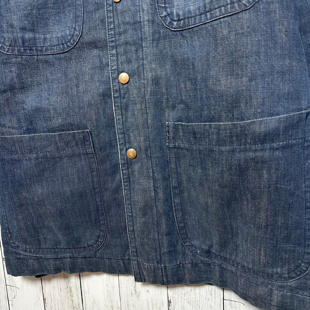 【Wrangler☆ラングラー】カバーオール☆襟コーデュロイ☆裏地ブランケットM