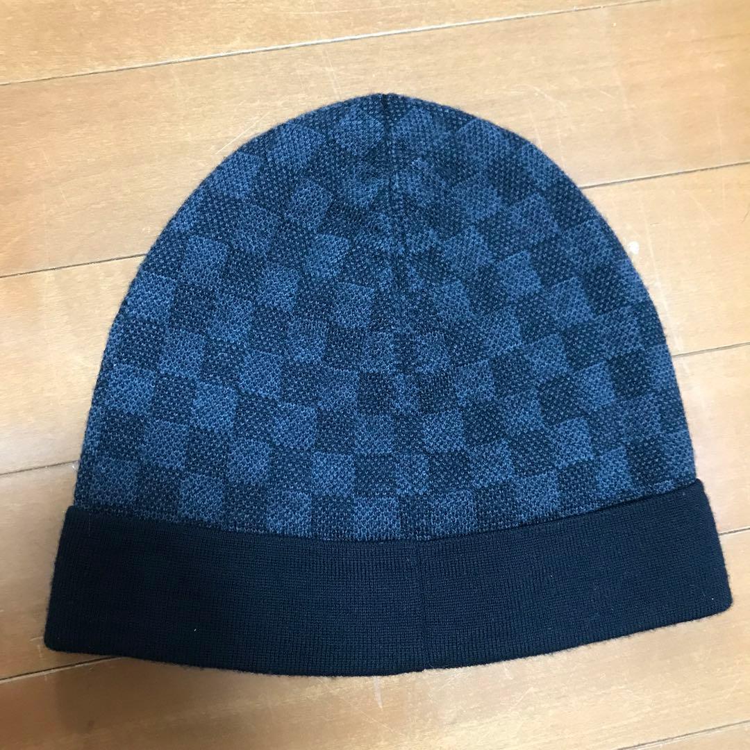 本物の証拠あり　ルイヴィトン ダミエ ビーニー