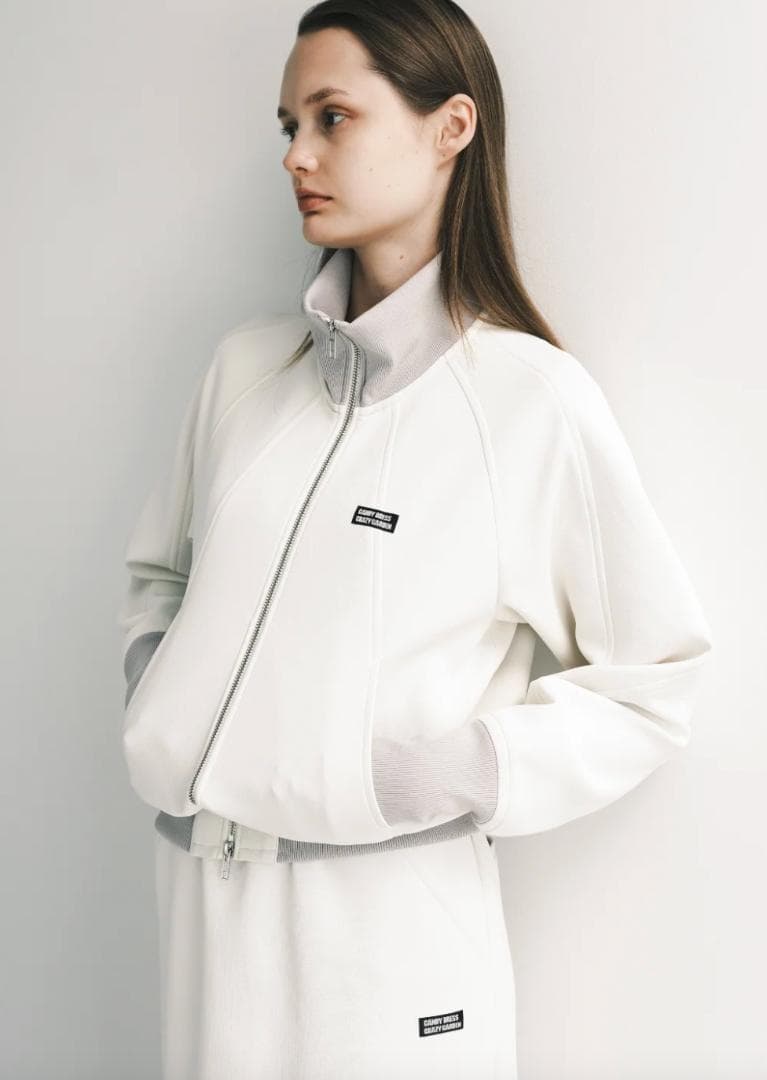 ジャケット・アウター foufou track candy high neck jacket