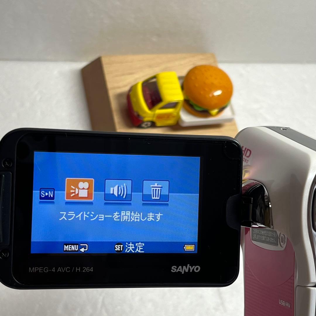 ⭐️極良美品⭐️SANYOデジタルムービーカメラXacti DMX-CA100(P)