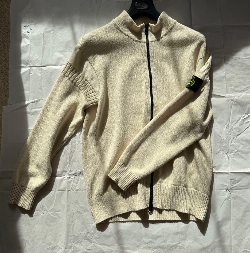 stone ストーンアイランド ジップドライバーズニット