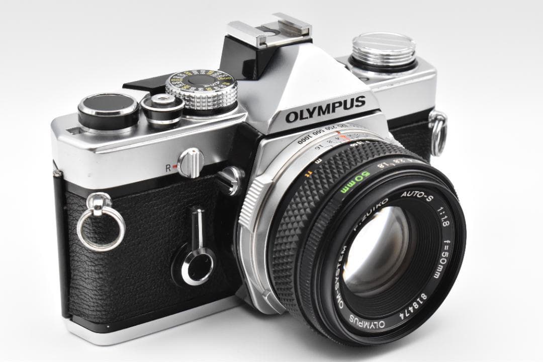 オリンパス OM-1 シルバー F.ZUIKO AUTO-S 50mm 1.8