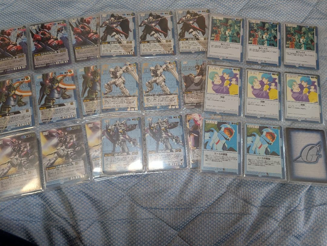 ガンダムウォー 引退時のまま まとめ売り カードバインダー38シート分