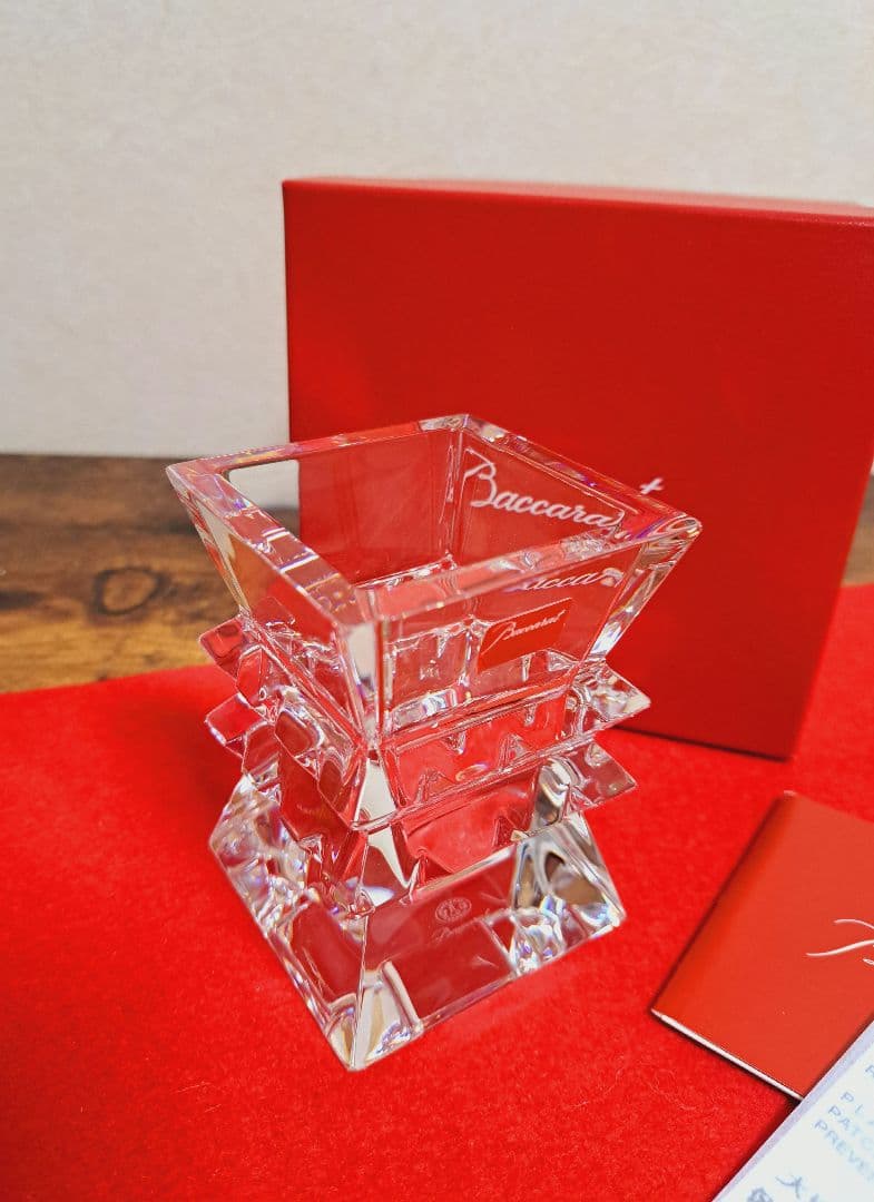 専用 バカラ コロンビーヌ ベース フラワーベース 花瓶 小物入れ