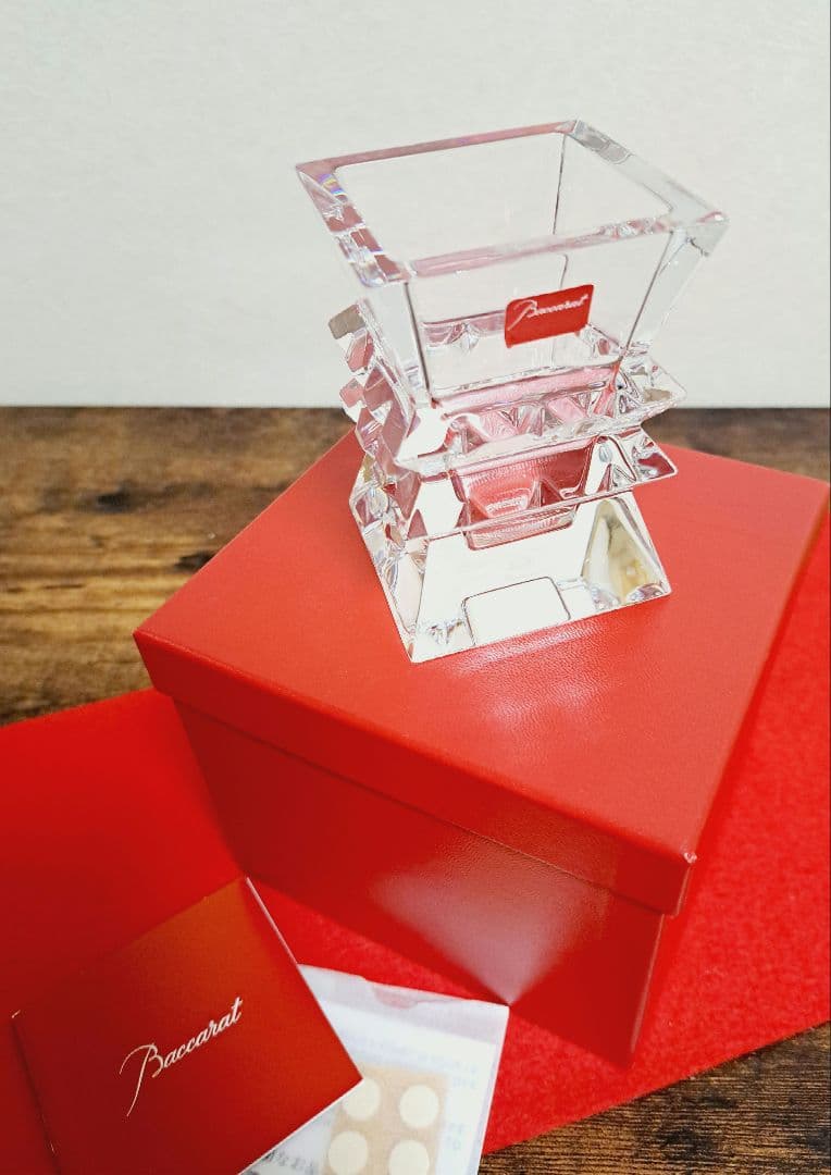 専用 バカラ コロンビーヌ ベース フラワーベース 花瓶 小物入れ