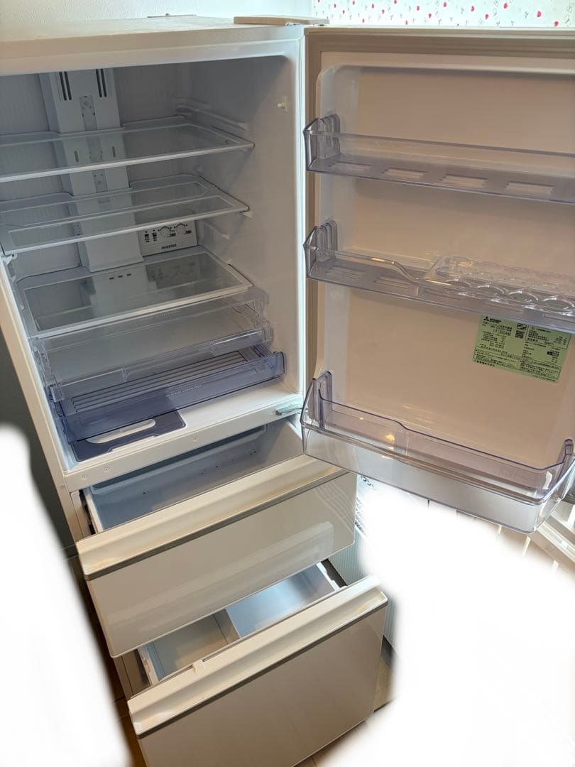 【札幌市引取限定】三菱電機 MR-CX33H-W 冷蔵庫 330L