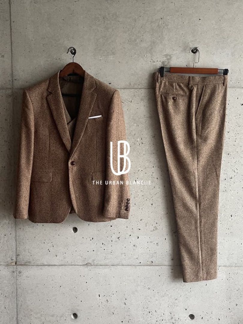 ⚫︎THE URBAN BLANCHE ブラウン 前撮り　タキシード