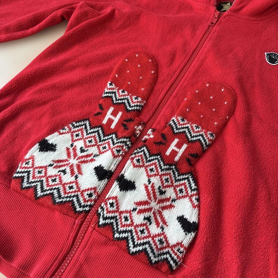 hyoma うさぎのポケットパーカー