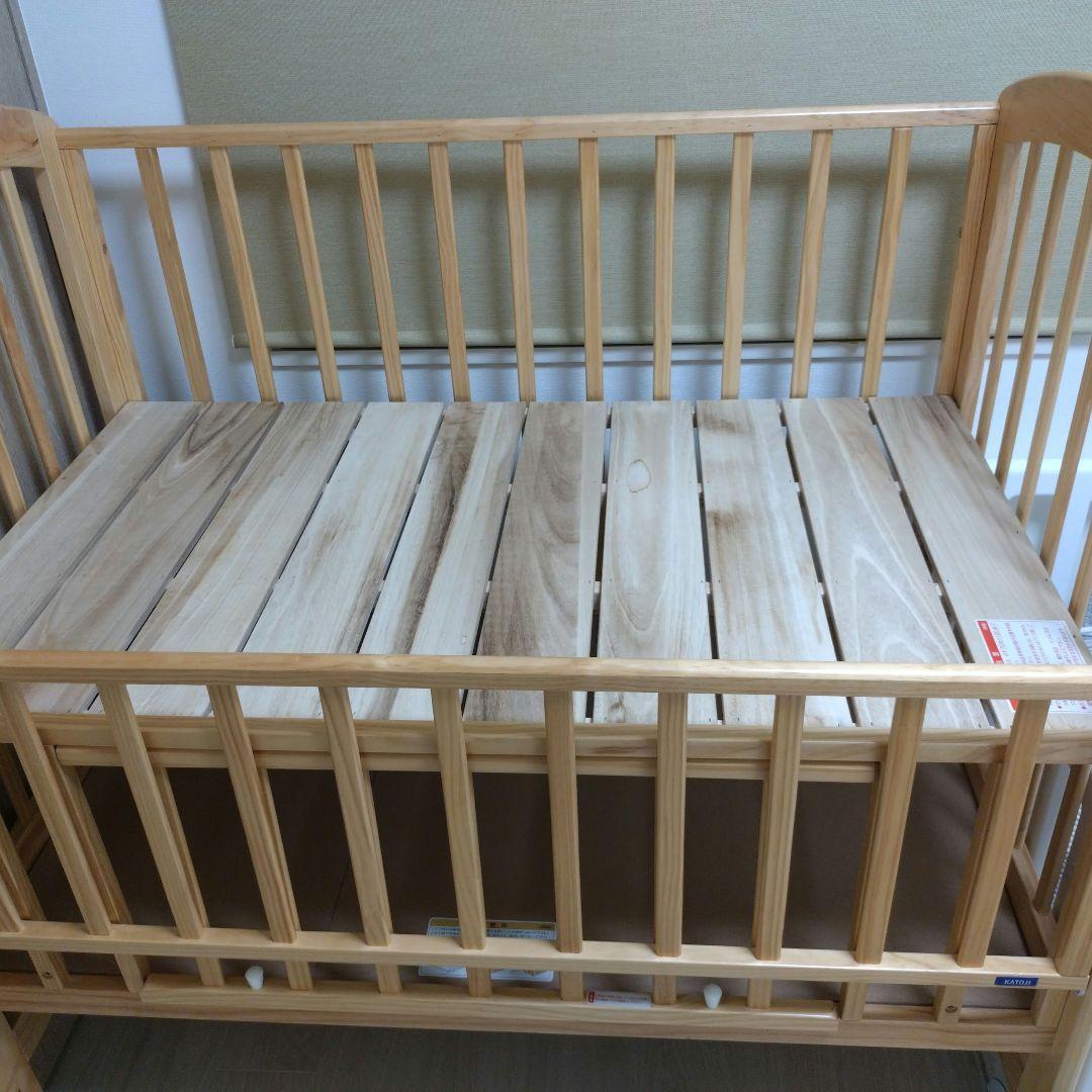 【送料込】カトージ KATOJI ベビーベッド ハイタイプ レギュラー
