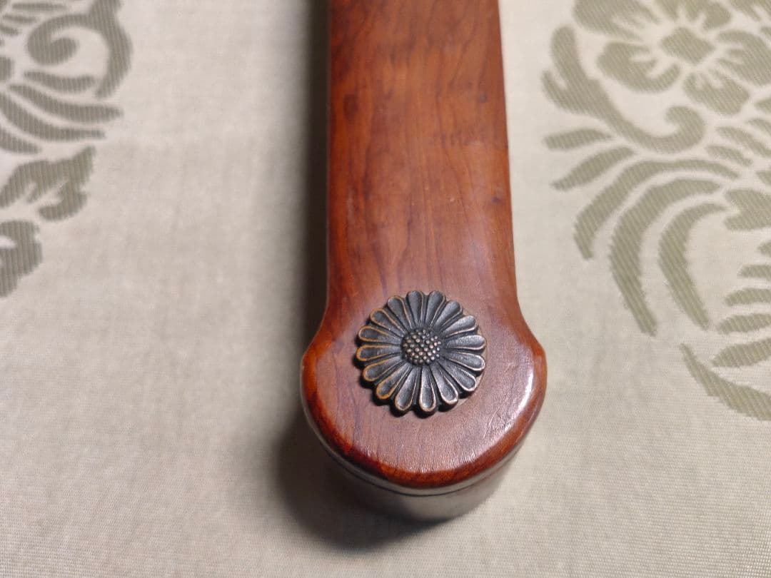 篳篥(ひちりき)　煤竹樺巻　扇面管箱付