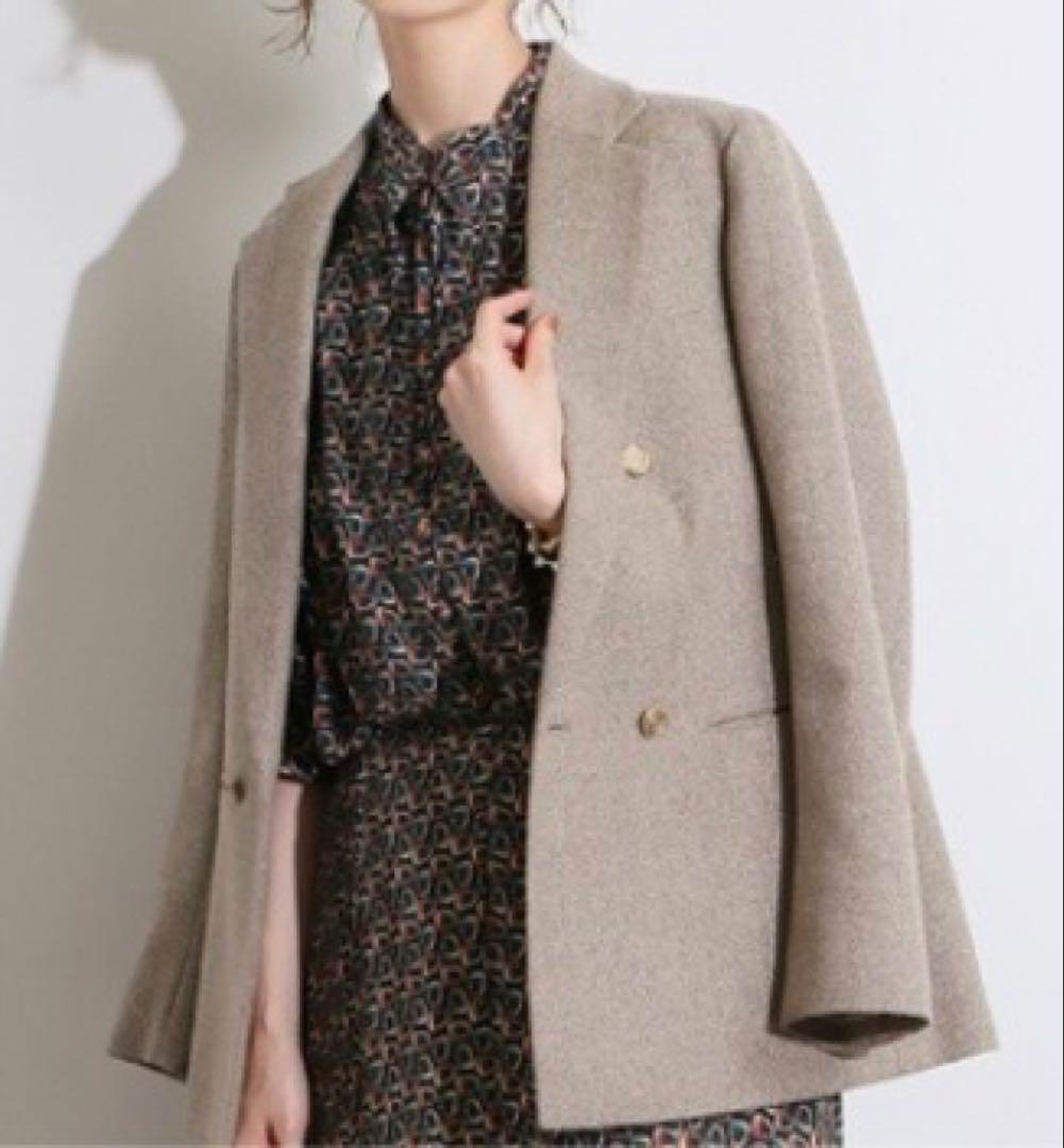 新品IENA LA BOUCLE 杢ツイード テーラードジャケット