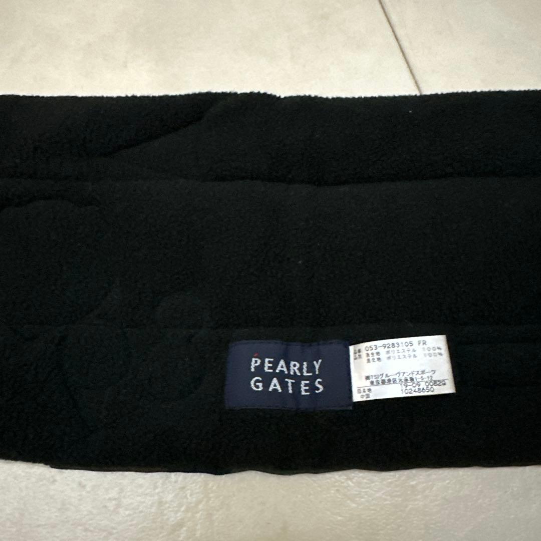 パーリーゲイツ カモワッペン ネックウォーマー イヤーウォーマー ミトン セット