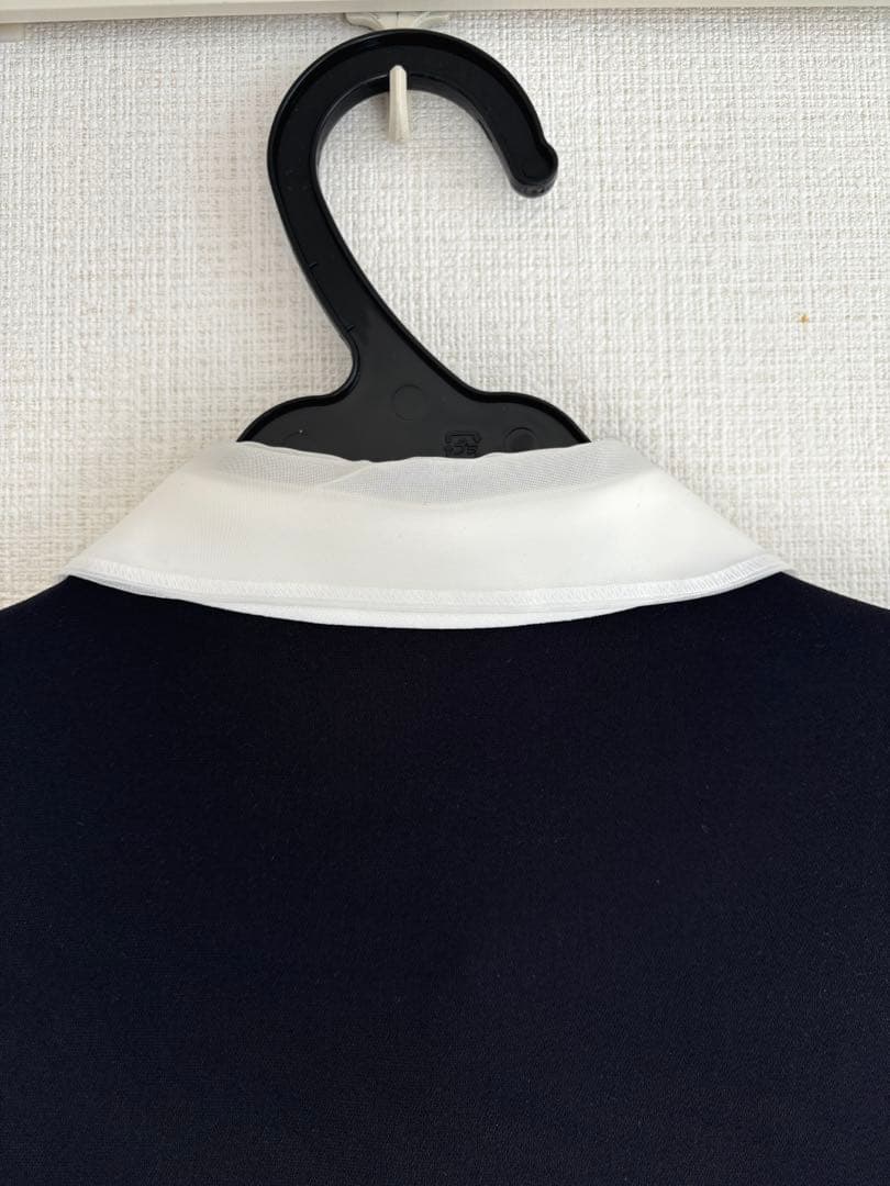 【美品】UNITED ARROWS ティアードミニワンピース ネイビー