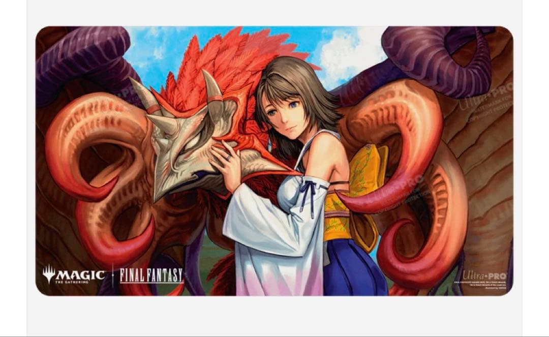 FF10 ユウナ　ヴァルファーレ　プレイマット　MTG FF