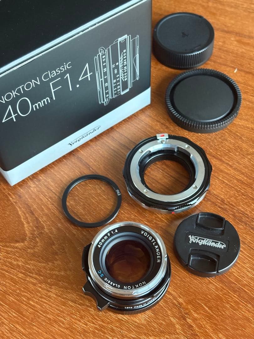 【ソニー用アダプター付】NOKTON Classic 40mm F1.4 SC