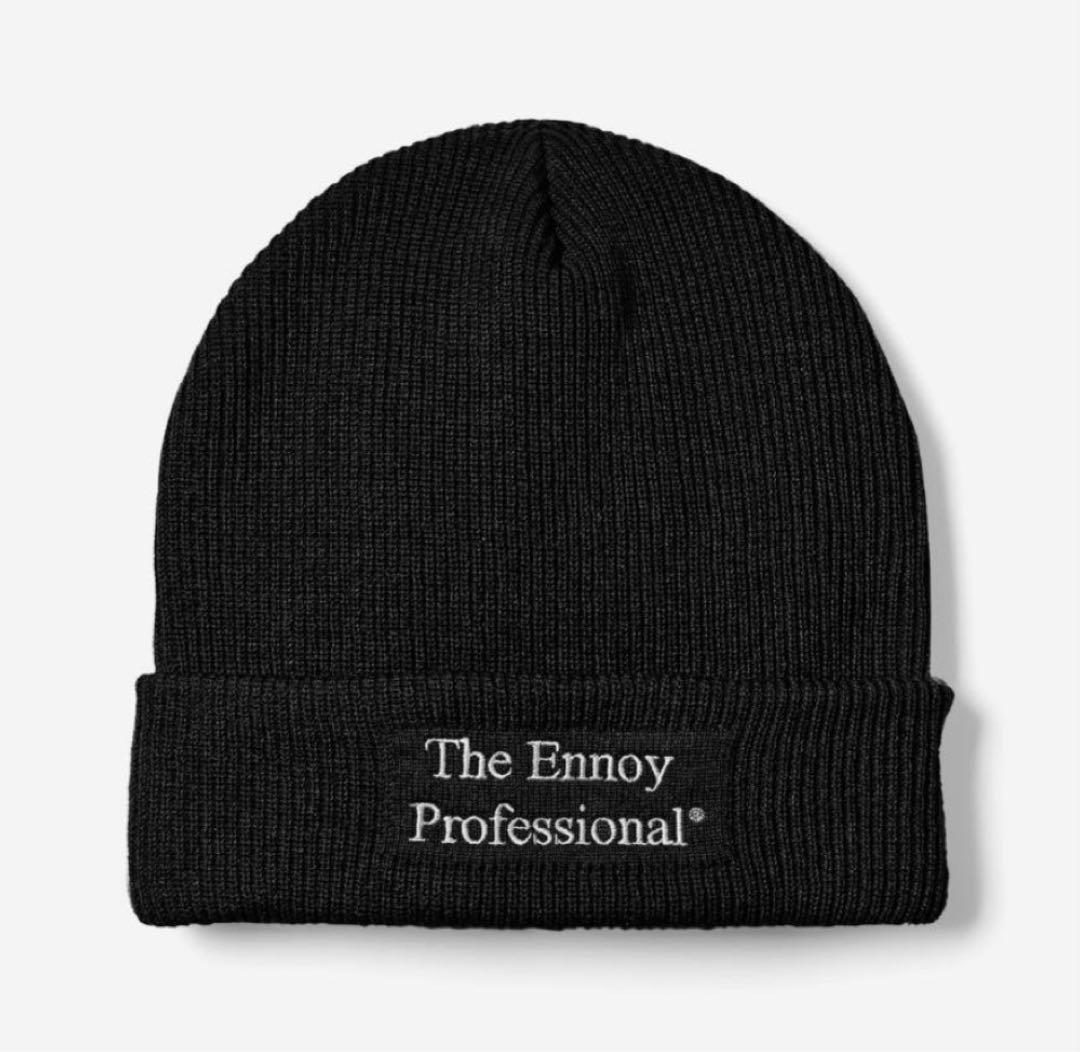ENNOY PROFESSIONAL KNIT CAP ニットキャップ　ブラック