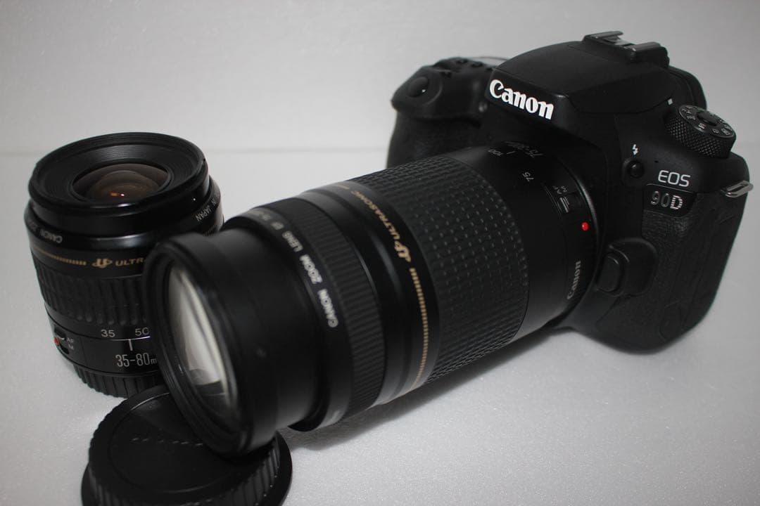 一眼レフカメラ/Canon EOS 90D標準&望遠ダブルレンズセット