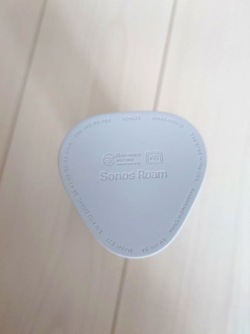 Sonos Roam ルナーホワイト ポータブルスマートスピーカー