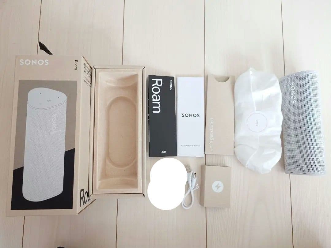 Sonos Roam ルナーホワイト ポータブルスマートスピーカー